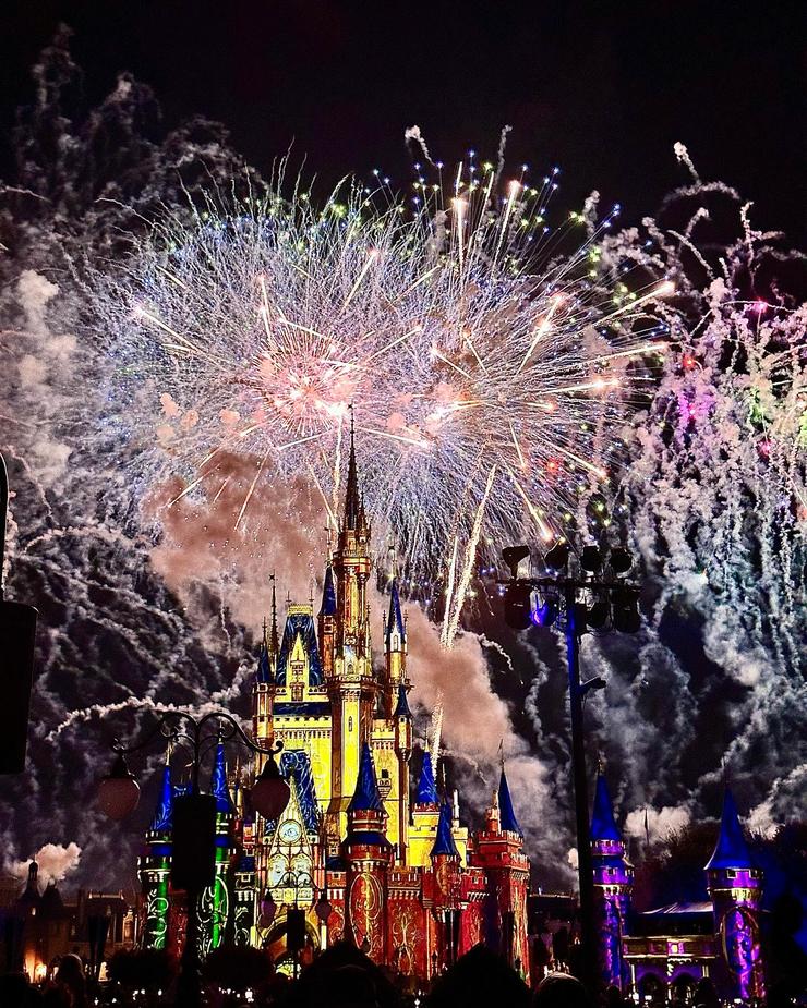 Fireworks in Magic Kingdom